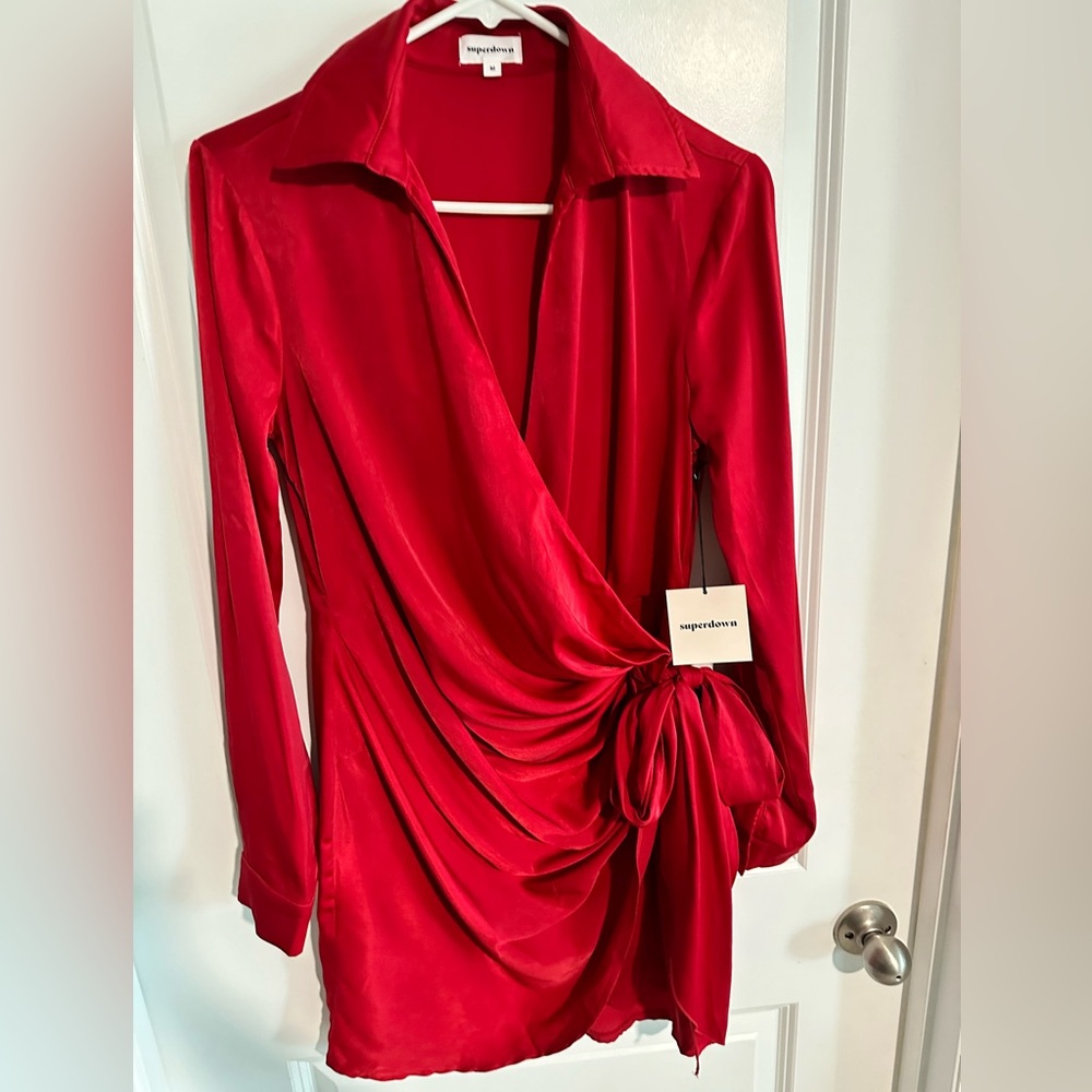 Superdown Red Mini Dress - Picture 7 of 14